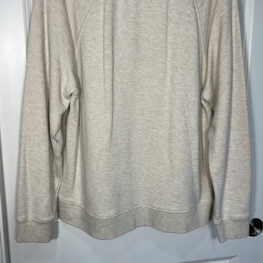 JENNI KAYNE Saturday Sweatshirt Sz XL Oatmeal French Terry Crewneck Long Sleeve - Picture 6 of 14
